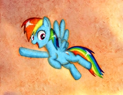 Size: 954x740 | Tagged: safe, artist:z-y-c, character:rainbow dash, species:pegasus, species:pony, female, looking at you, mare, solo