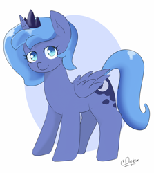 Size: 1600x1793 | Tagged: safe, artist:c0pter, character:princess luna, species:pony, female, filly, woona, younger