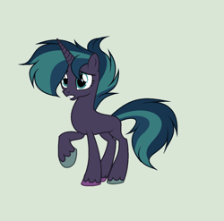 Size: 1100x1088 | Tagged: safe, artist:roseloverofpastels, oc, parent:shining armor, parent:tempest shadow, parents:shiningshadow, species:pony, species:unicorn, male, offspring, simple background, solo, stallion