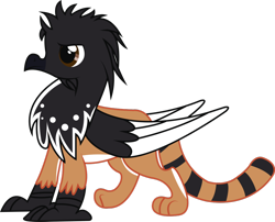 Size: 1024x829 | Tagged: safe, artist:spectty, oc, oc only, species:griffon, species:magpie