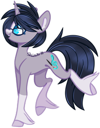 Size: 600x768 | Tagged: safe, artist:shiiazu, base used, oc, oc only, oc:sapphire belle, species:pony, species:unicorn, blaze (coat marking), clydesdale, colored pupils, cutie mark, female, glasses, happy, looking up, mare, markings, music notes, paintbrush, raised leg, simple background, smiling, socks (coat marking), solo, transparent background, unshorn fetlocks, watermark