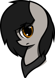 Size: 1068x1500 | Tagged: safe, artist:darksoma, oc, oc only, oc:amaro, species:earth pony, species:pony, ancient, beyond the realm, bust, handkerchief, part-friend, portrait, semi-villain, simple background, solo, transparent background, yellow eyes