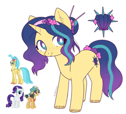 Size: 1280x1159 | Tagged: safe, artist:koteikow, character:fresh coat, character:princess skystar, character:rarity, species:classical hippogriff, species:hippogriff, species:pony, species:unicorn, my little pony: the movie (2017), cutie mark, fusion