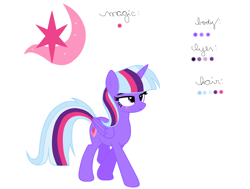 Size: 2148x1624 | Tagged: safe, artist:missxxfofa123, oc, oc:sparkelmagic, parent:trixie, parent:twilight sparkle, parents:twixie, species:pony, magical lesbian spawn, offspring, solo