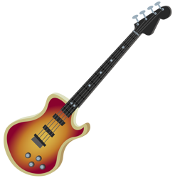 Size: 3937x4000 | Tagged: safe, artist:mlpcreativelab, character:applejack, episode:a case for the bass, equestria girls:rainbow rocks, g4, my little pony: equestria girls, my little pony:equestria girls, .ai available, .svg available, bass guitar, guitar, musical instrument, no pony, object, simple background, transparent background, vector