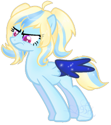 Size: 597x672 | Tagged: safe, artist:doroshll, oc, species:pegasus, species:pony, female, mare, simple background, solo, transparent background, two toned wings