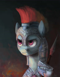 Size: 5132x6612 | Tagged: safe, artist:malinetourmaline, character:rainbow dash, species:pony, absurd resolution, armor, badass, female, fire, jousting outfit, solo, spear, weapon
