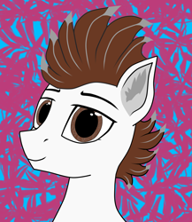 Size: 3048x3512 | Tagged: safe, artist:keshakadens, oc, oc:light frontier, species:pegasus, species:pony, abstract background, bust, male, solo, stallion