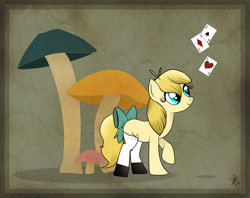 Size: 3741x2962 | Tagged: safe, artist:balloons504, alice, alice in wonderland, ponified
