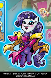 Size: 402x610 | Tagged: safe, artist:marybellamy, character:rarity, oc, oc:starstruck, species:pony, brony thank you fund, flower, rose, sneak peek, solo focus, street fighter