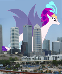 Size: 2571x3098 | Tagged: safe, artist:oceanrailroader, character:queen novo, species:pony, species:seapony (g4), my little pony: the movie (2017), female, giant pony, giant seapony, giantess, irl, macro, photo, ponies in real life