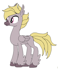 Size: 418x516 | Tagged: safe, artist:dudleybrittany1399, artist:flipwix, base used, oc, oc only, oc:wind-surf, parent:scootaloo, parent:terramar, parents:terraloo, species:hippogriff, icey-verse, interspecies offspring, male, offspring, simple background, solo, white background