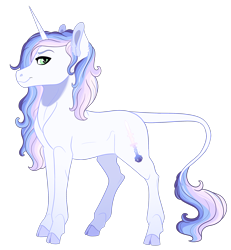 Size: 2699x2919 | Tagged: safe, artist:venommocity, oc, oc:valentina, parents:fleurity, species:pony, species:unicorn, cloven hooves, female, high res, mare, simple background, solo, transparent background