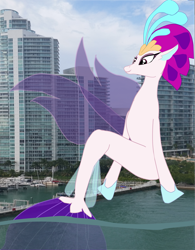 Size: 2105x2694 | Tagged: safe, artist:oceanrailroader, character:queen novo, species:seapony (g4), my little pony: the movie (2017), highrise ponies