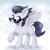 Size: 2000x2000 | Tagged: safe, artist:avrameow, character:rumble, species:pegasus, species:pony, g4, chest fluff, colored pupils, colt, high res, looking at you, male, raised hoof, solo, spread wings, sunglasses, three quarter view, wings