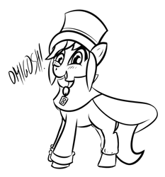 Size: 1862x2000 | Tagged: safe, artist:yukkuripalehorse, species:pony, a hat in time, hat kid, ponified