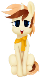 Size: 750x1400 | Tagged: safe, artist:alicorn-without-horn, oc, oc only, oc:cream brun, species:pony, species:unicorn, 2020 community collab, derpibooru community collaboration, female, simple background, solo, transparent background