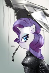 Size: 1377x2039 | Tagged: safe, alternate version, artist:oberon826, character:rarity, species:pony, species:unicorn, death stranding, female, mare, solo