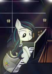 Size: 2480x3508 | Tagged: safe, artist:neoshrek, character:coloratura, species:pony, female, high res, musical instrument, piano, rara, solo