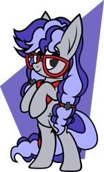 Size: 2385x3938 | Tagged: safe, alternate version, artist:tridashie, oc, oc only, oc:cinnabyte, adorkable, bandana, bipedal, cute, dork, excited, glasses, ocbetes, party, simple background, solo, transparent background, yay