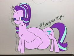Size: 3264x2448 | Tagged: safe, artist:alicorn-without-horn, character:starlight glimmer, species:pony, species:unicorn, knot, long glimmer, meme