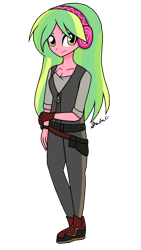 Size: 1280x2276 | Tagged: safe, artist:darkmalcontent, artist:iamsheila, character:lemon zest, my little pony:equestria girls, assassin's creed, clothing, commission, commissioner:darkmalcontent, cosplay, costume, female, simple background, solo, transparent background