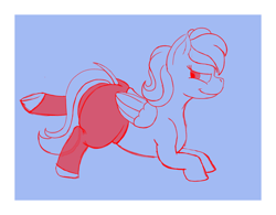 Size: 1408x1096 | Tagged: safe, artist:thewindking, oc, oc only, oc:felicity stars, species:pegasus, species:pony, clothing, pants, pegasus oc, simple background, sketch, stretching, wings, yoga, yoga pants