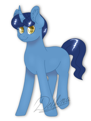 Size: 768x1024 | Tagged: safe, artist:delfinaluther, character:night light, species:pony, species:unicorn, male, solo