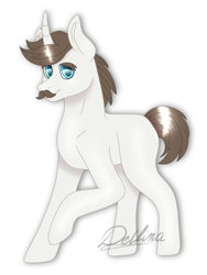Size: 768x1024 | Tagged: safe, artist:delfinaluther, character:hondo flanks, species:pony, species:unicorn
