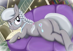 Size: 1024x724 | Tagged: safe, artist:neoshrek, character:silver spoon, species:earth pony, species:pony, ass, butt, female, mare, older, older silver spoon, plot, solo