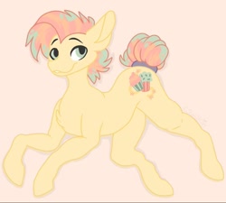Size: 889x800 | Tagged: safe, artist:c_owokie, oc, oc only, species:earth pony, species:pony, cupcake, earth pony oc, food, simple background, smiling, solo