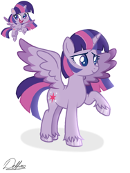 Size: 768x1024 | Tagged: safe, artist:delfinaluther, character:twilight sparkle, character:twilight sparkle (alicorn), species:alicorn, species:pony, my little pony:pony life, g4.5 to g4