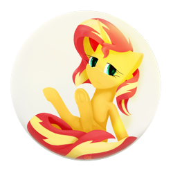 Size: 2560x2560 | Tagged: safe, artist:alicorn-without-horn, character:sunset shimmer, species:pony, species:unicorn, bubble, female, simple background, solo, transparent background