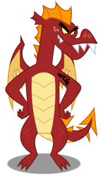 Size: 3341x6000 | Tagged: safe, artist:dashiesparkle edit, artist:timmy_22222001, edit, character:garble, character:princess ember, species:dragon, decal, kneeling, male, silhouette, simple background, solo, tattoo, teenaged dragon, transparent background, vector