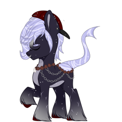 Size: 2000x2000 | Tagged: safe, artist:takan0, oc, species:pony, augmented tail, closed species, male, original species, pond pony, simple background, solo, stallion, transparent background