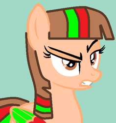 Size: 420x443 | Tagged: safe, artist:twidashfan1234, base used, oc, oc only, oc:firefly solstice, species:pegasus, species:pony, angry, not amused face, solo