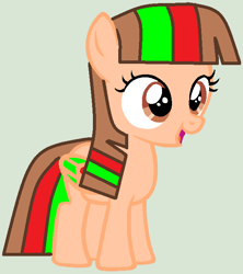 Size: 612x688 | Tagged: safe, artist:twidashfan1234, base used, oc, oc only, oc:firefly solstice, species:pegasus, species:pony, female, filly, solo