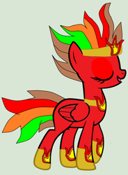 Size: 3048x4152 | Tagged: safe, artist:twidashfan1234, base used, oc, oc only, oc:firefly solstice, species:pegasus, species:pony, g4, solo, super, super form