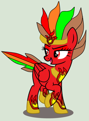Size: 1808x2448 | Tagged: safe, artist:twidashfan1234, base used, oc, oc only, oc:firefly solstice, species:pegasus, species:pony, g4, solo, super, super form