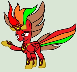 Size: 668x628 | Tagged: safe, artist:twidashfan1234, base used, oc, oc only, oc:firefly solstice, species:pegasus, species:pony, g4, solo, super, super form