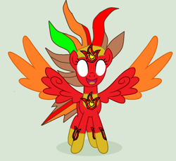 Size: 1308x1196 | Tagged: safe, artist:twidashfan1234, base used, oc, oc only, oc:firefly solstice, species:pegasus, species:pony, g4, solo, super, super form, transformation