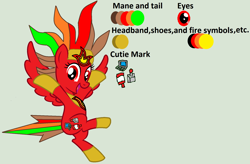 Size: 1840x1204 | Tagged: safe, artist:twidashfan1234, base used, oc, oc only, oc:firefly solstice, species:pegasus, species:pony, g4, reference, solo, super form