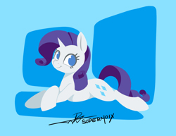 Size: 1584x1224 | Tagged: safe, artist:supermoix, character:rarity, species:pony, species:unicorn, g4, cute, female, lineless, mare, no pupils, simple background, solo