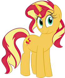 Size: 1448x1752 | Tagged: safe, artist:albinon, character:sunset shimmer, species:pony, species:unicorn, g4, commission, commissioner:reversalmushroom, simple background, solo, transparent background