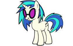 Size: 1280x800 | Tagged: safe, artist:icey-wicey-1517, artist:ikillyou121, edit, character:dj pon-3, character:vinyl scratch, species:pony, species:unicorn, g4, color edit, colored, female, mare, simple background, solo, transparent background
