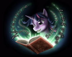 Size: 2562x2015 | Tagged: safe, artist:anadukune, character:twilight sparkle, book, female, head only, high res, reading, solo