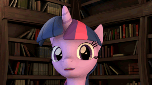 Size: 500x281 | Tagged: safe, artist:drdicksamazingstick, character:twilight sparkle, species:pony, species:unicorn, 3d, adorkable, animated, blep, cute, dork, female, looking at you, mare, solo, source filmmaker, tongue out, twiabetes, wink