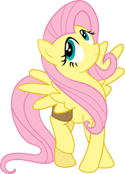 Size: 3000x4195 | Tagged: safe, artist:blueblitzie, character:fluttershy, species:pegasus, species:pony, episode:putting your hoof down, g4, my little pony: friendship is magic, absurd resolution, bag, crossed hooves, female, mare, saddle bag, simple background, solo, transparent background, vector