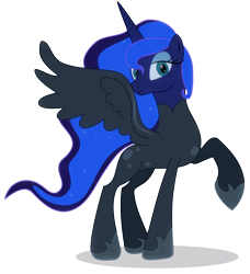 Size: 2100x2300 | Tagged: safe, artist:elsdrake, character:princess luna, clothing, female, high res, raised hoof, raised leg, simple background, solo, transparent background, vector