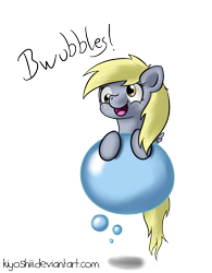 Size: 938x1203 | Tagged: safe, artist:kiyoshiii, character:derpy hooves, species:pegasus, species:pony, g4, bubble, female, mare, simple background, solo, transparent background